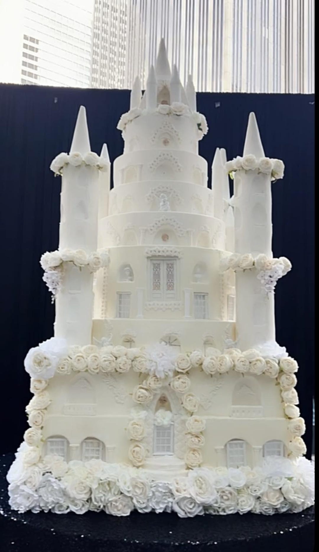 Giant 7 Ft. Castle Wedding Cake Display Dummies - Etsy