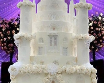 Premium Castle Giant Castle cake luxury  Dummies 7 feet