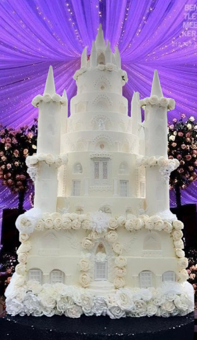 Premium Castle Giant Castle cake luxury Dummies 7 feet image 1