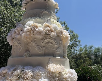 Stand Floral cake Rose Wedding