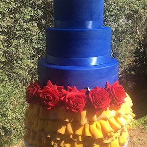Faux Cake tropical