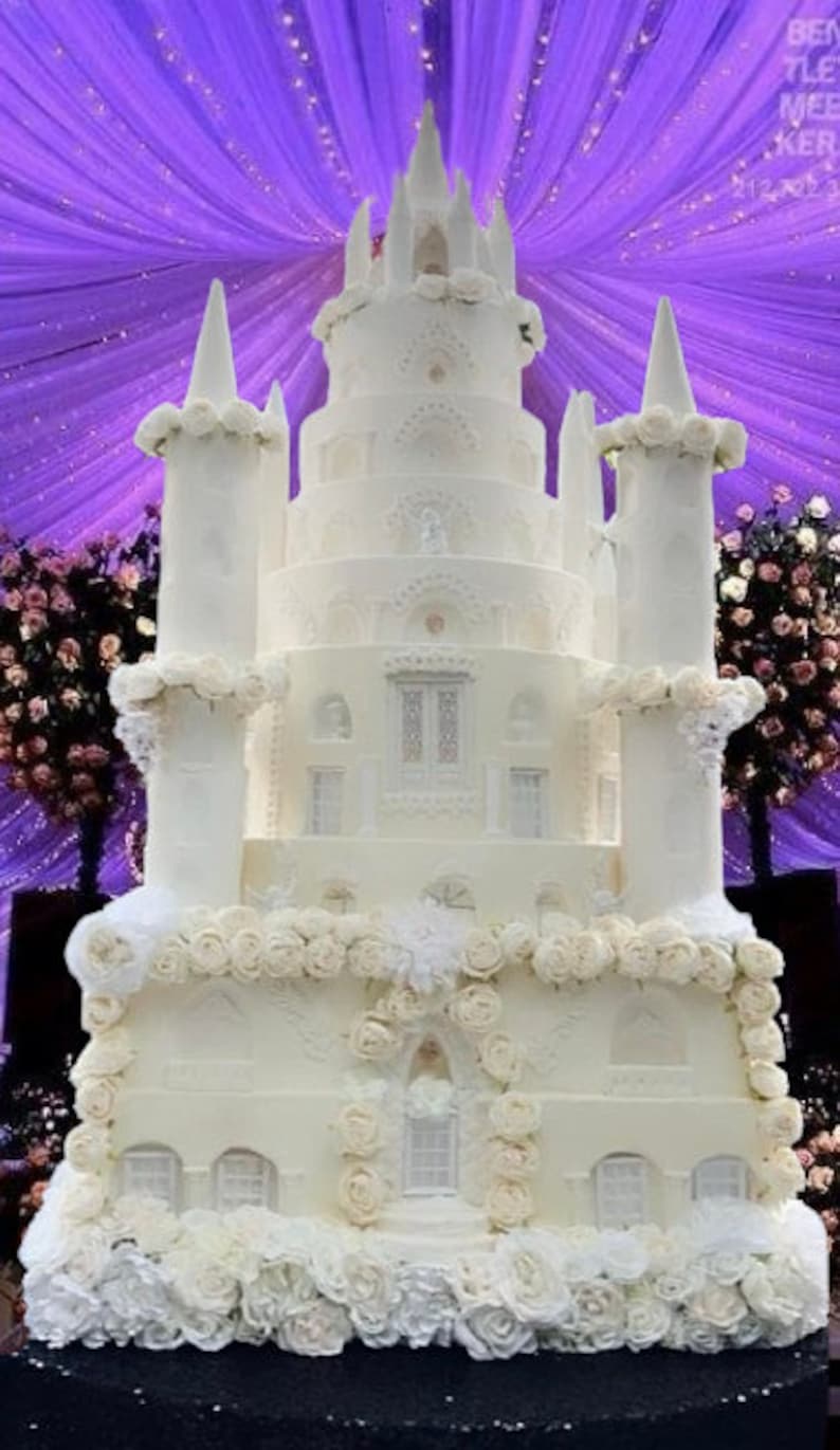 Premium Castle Giant Castle cake luxury Dummies 7 feet image 2