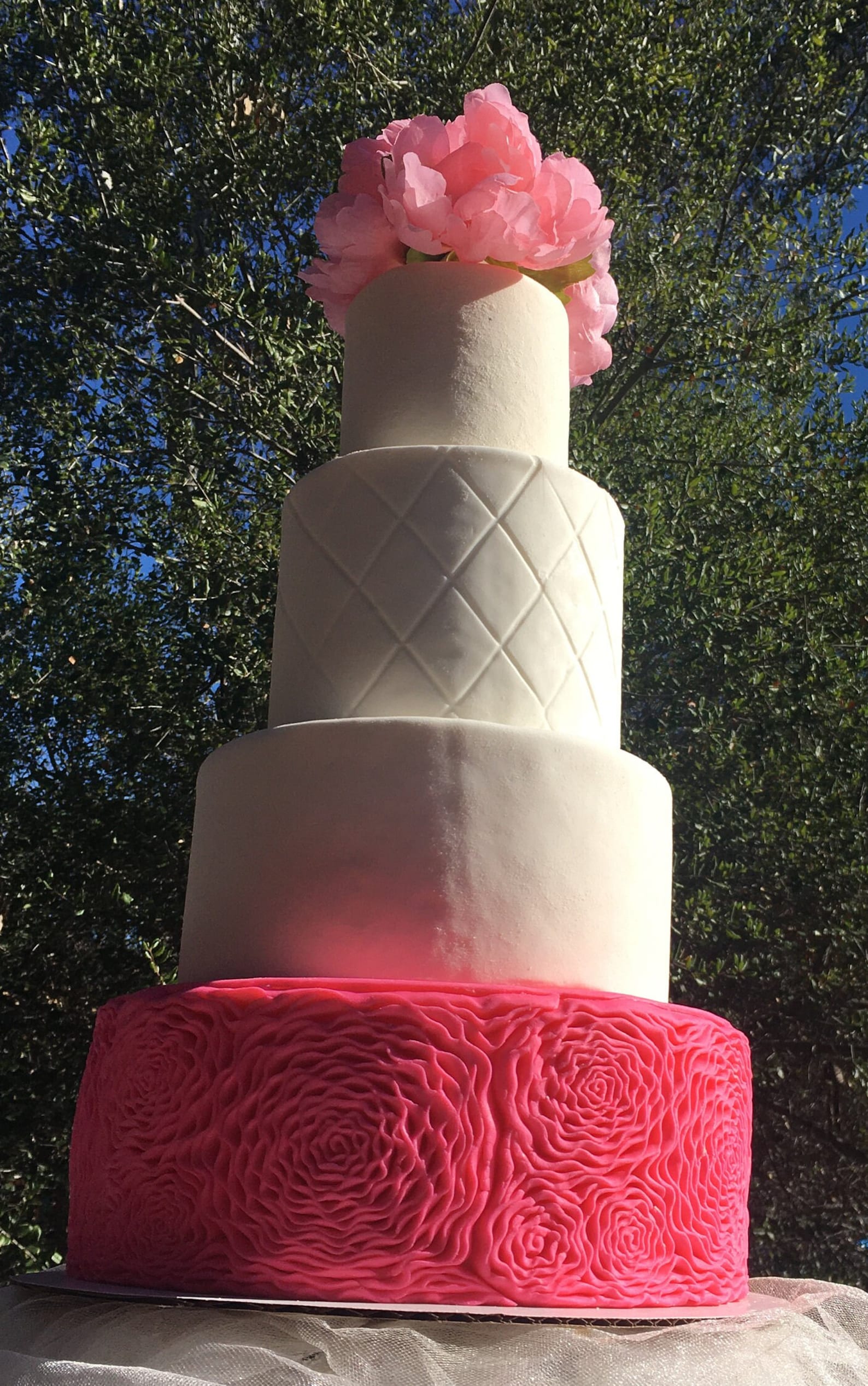 Rosette Wedding Cake - Etsy