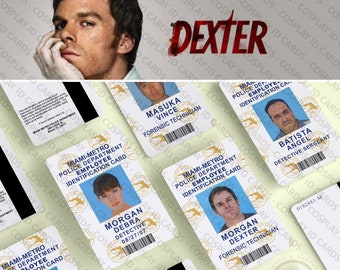 DEXTER TV Show Miami Metro Police Badge | CSI Dexter Morgan | Debra Morgan | Angel Batista | Vince Masuka | Maria Laguerta | Screen Accurate