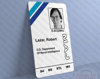 Area 51 ID Badge | S4 Groom Lake Test Facility ID Badge | Roswell New Mexico | Bob Lazar ID Badge