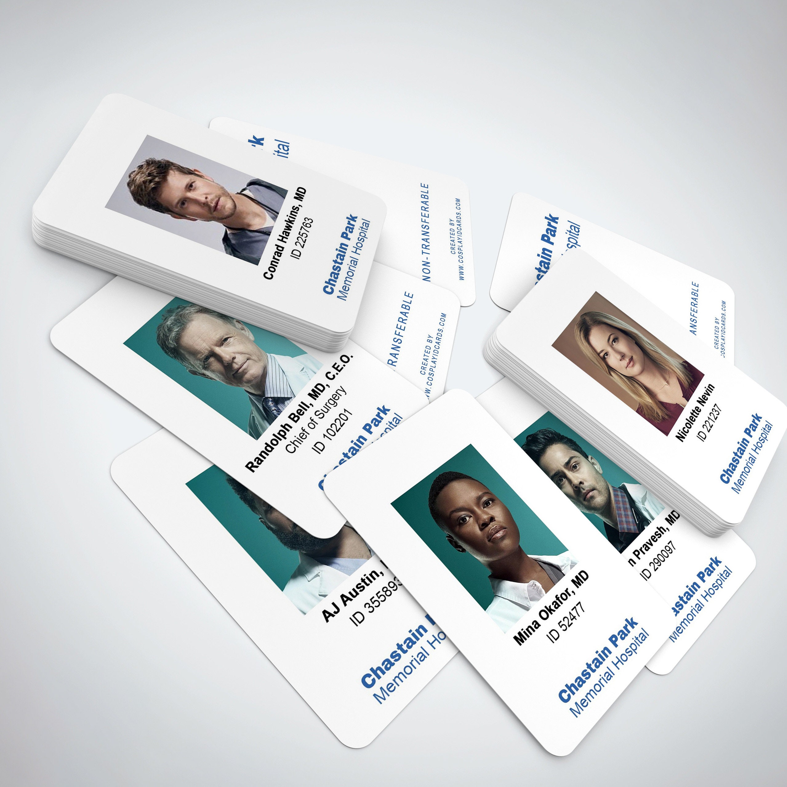 The Resident TV Show Chastain Park Memorial Hospital ID Badge Etsy UK