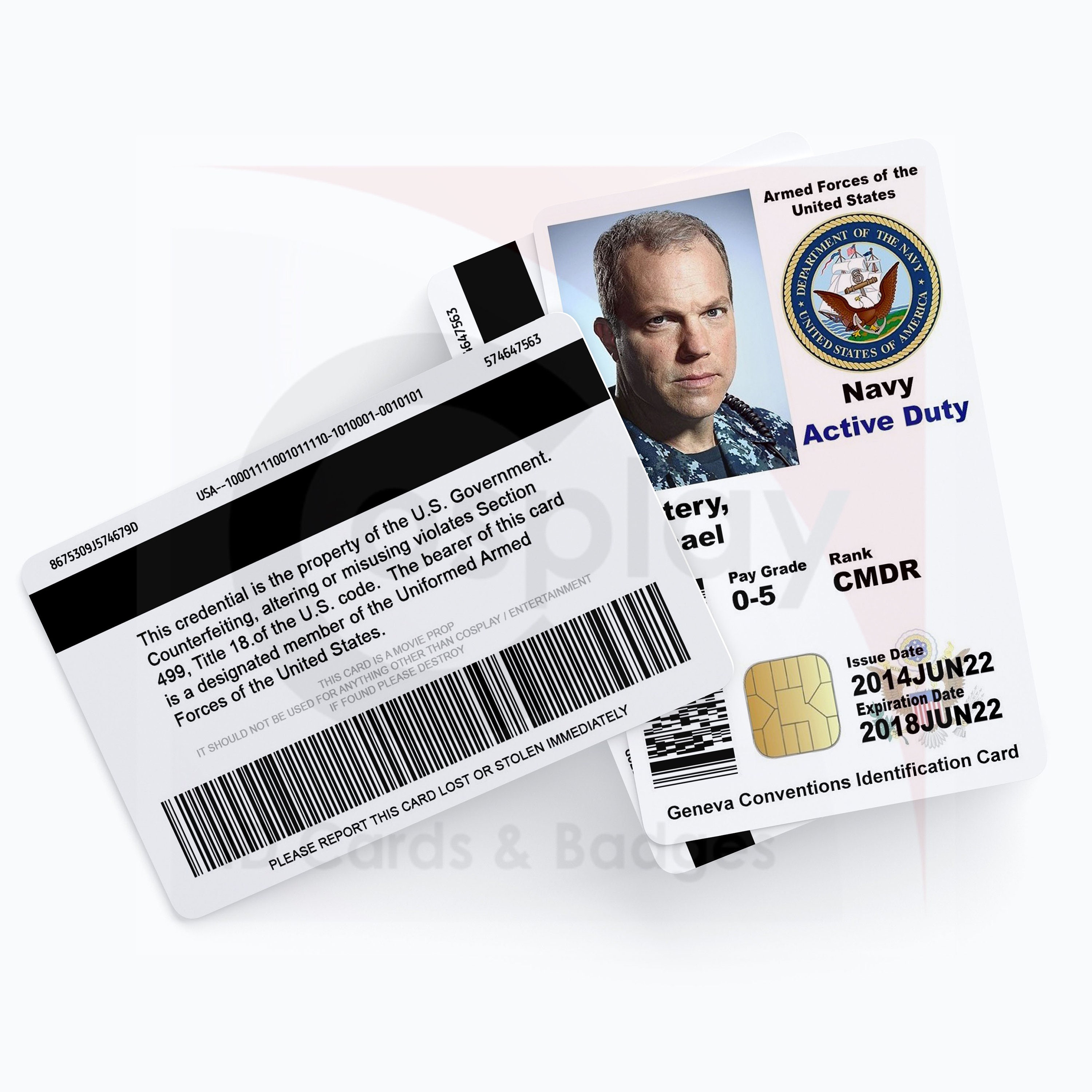 Id Card Navy