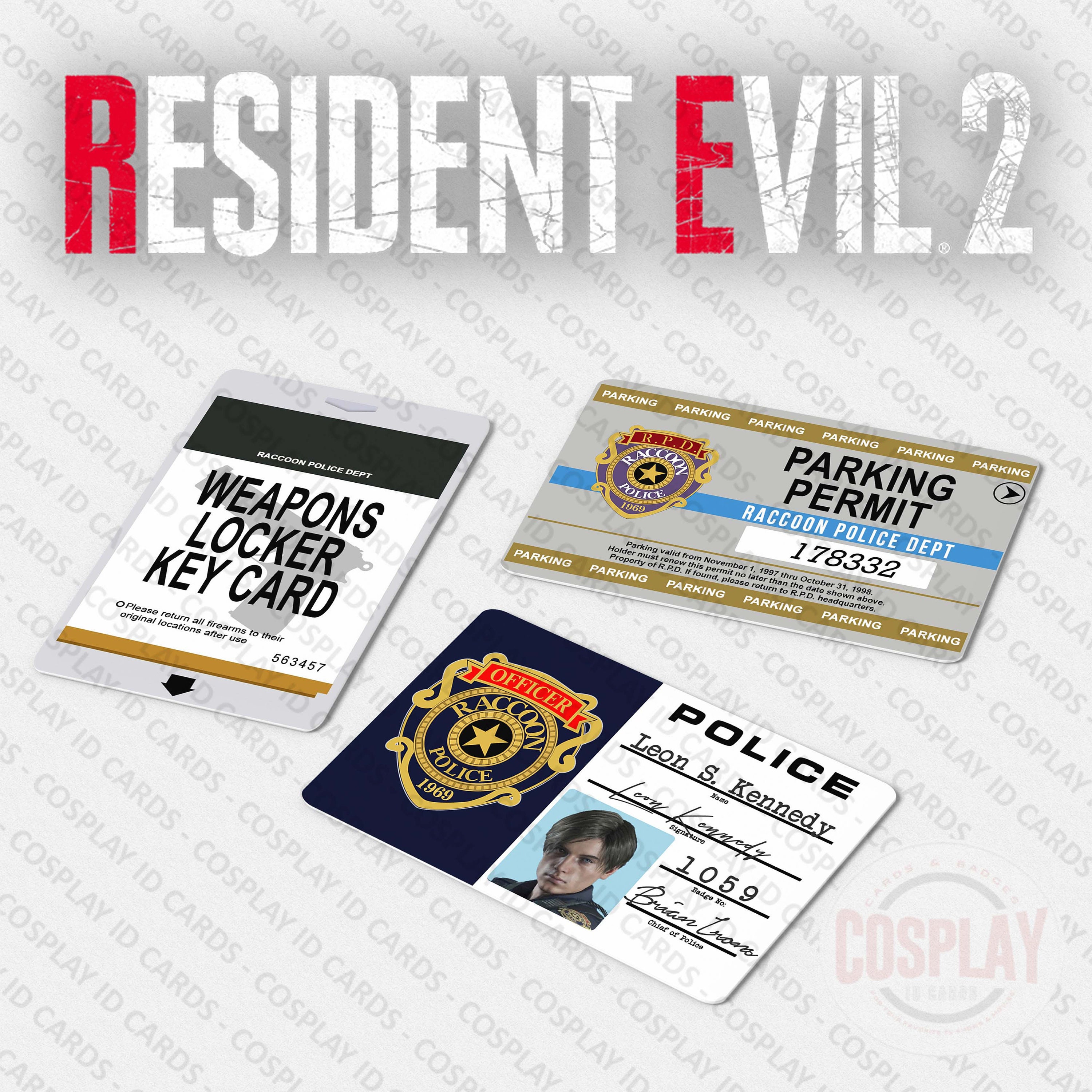 Resident Evil Id Card