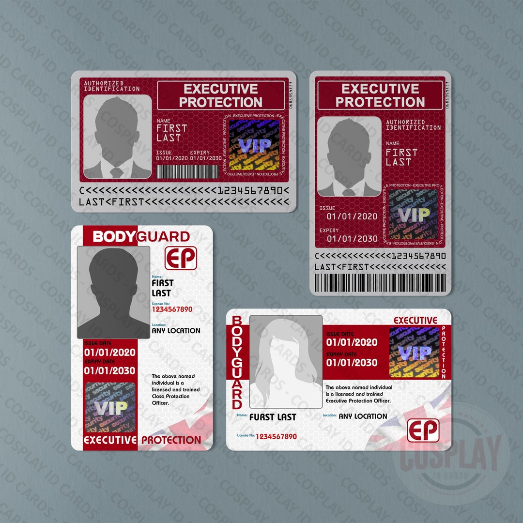 Executive Bodyguard Protection Badge - Agent Gear USA