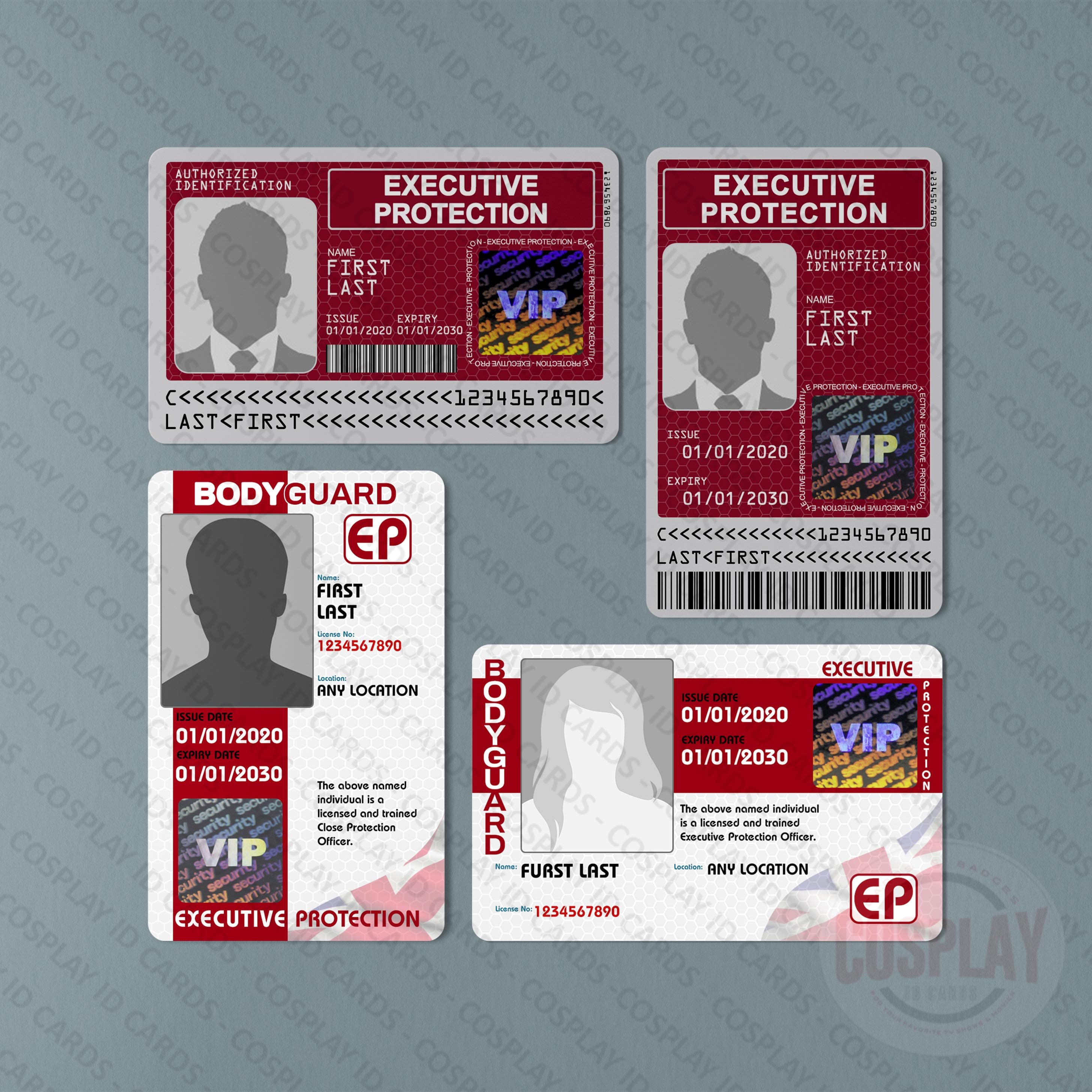 Bodyguard Id Card