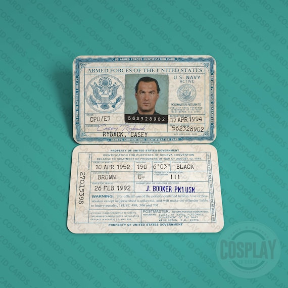 Us Navy Id Card