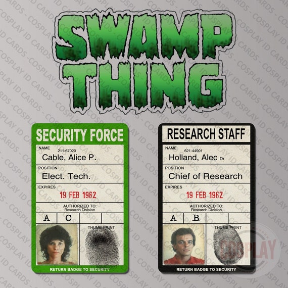 Movie Prop Id Cards