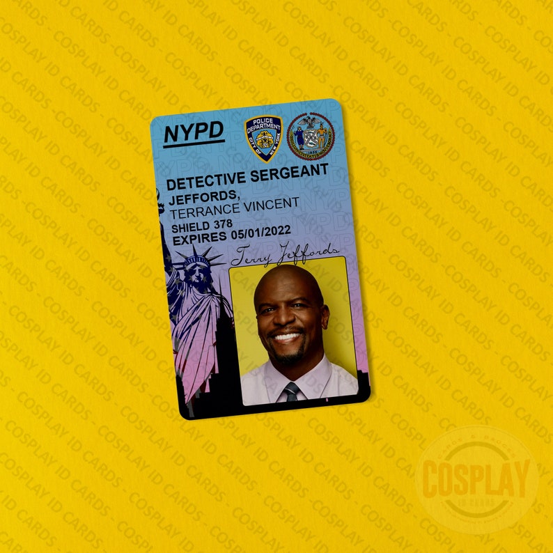 Brooklyn 99 Cosplay Novelty Police Badges Jake Peralta Etsy Italia