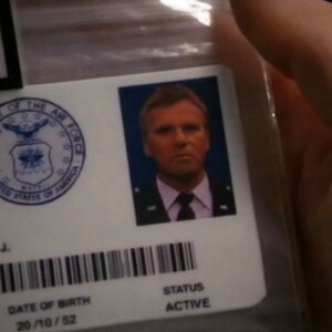 Stargate SG1 TV Show Colonel Jack O'Neill USAF ID Card Richard Dean Anderson Screen Accurate image 2