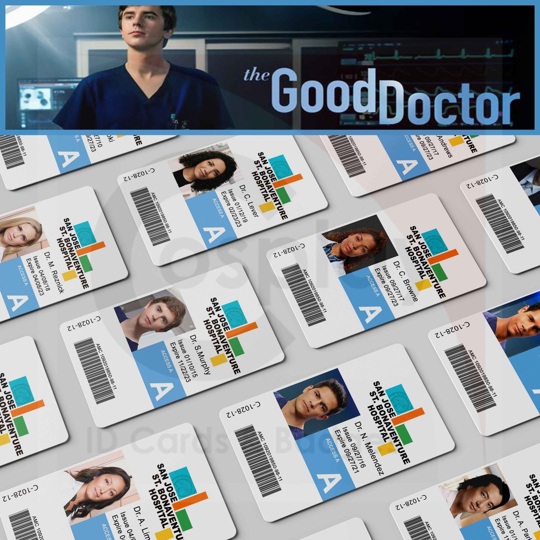 The Good Doctor, St Bonaventure Hospital ID Badge Season 2 & 3 Screen Accurate, Shaun Murphy