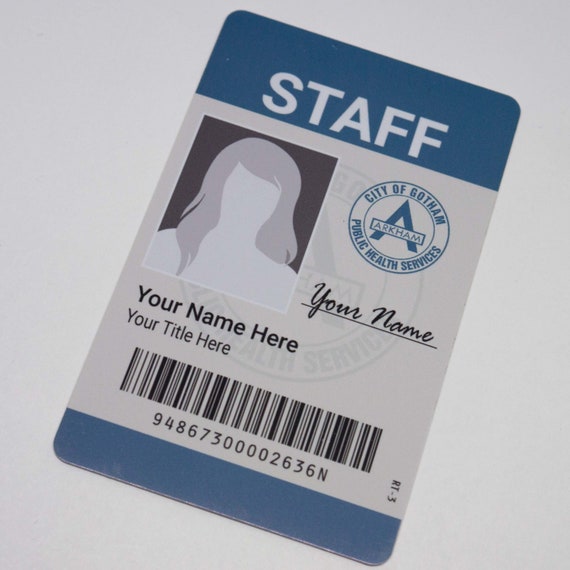 Personalized Screen To Id Suicidal >> Suicide Squad Dr Harleen Quinzel Arkham Asylum Staff Id Badge Screen Accurate Harley Quinn Birds Of Prey Margot Robbie Personalized Screen To Id Suicidal >> Suicide Squad Dr Harleen Quinzel Arkham Asylum Staff Id Badge Screen Accurate Harley Quinn Birds Of Prey Margot Robbie