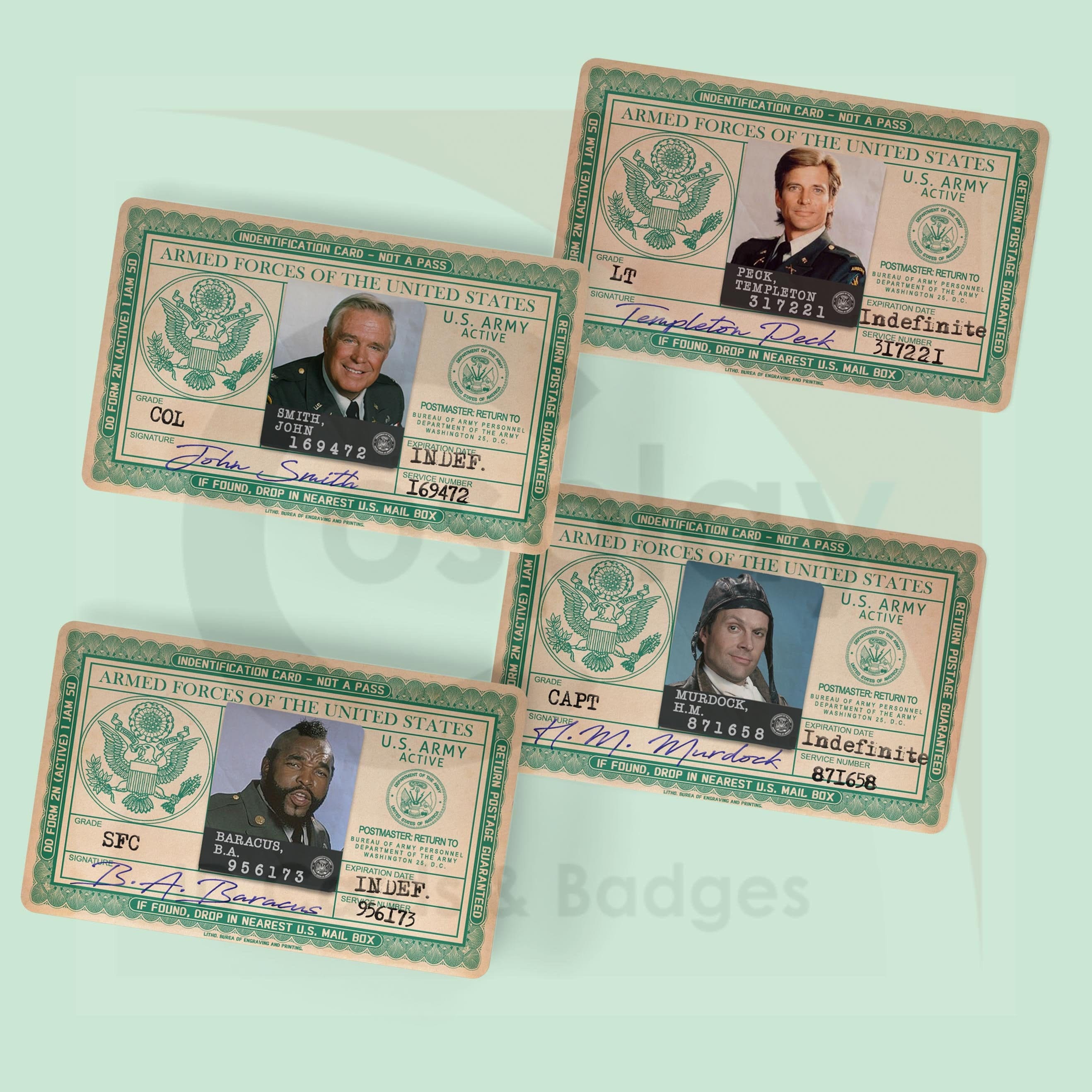 Irish Defence Forces Id Card