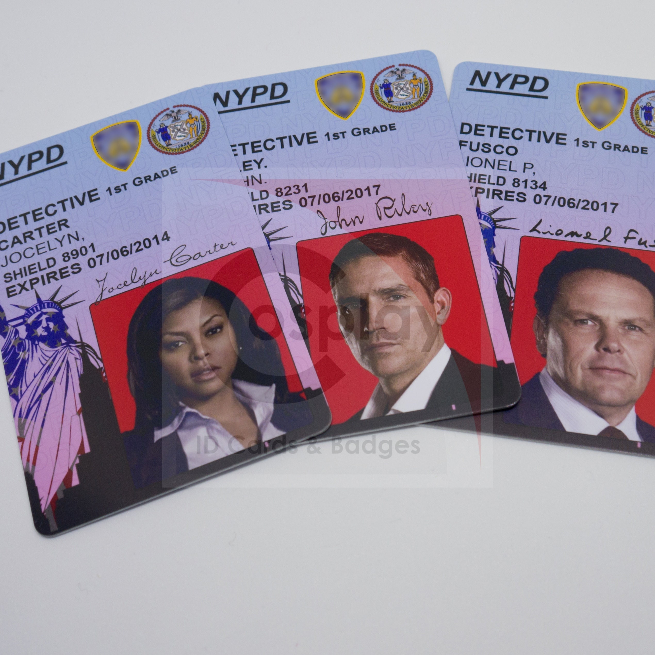 Person Of Interest TV Show Police ID Card Detective John