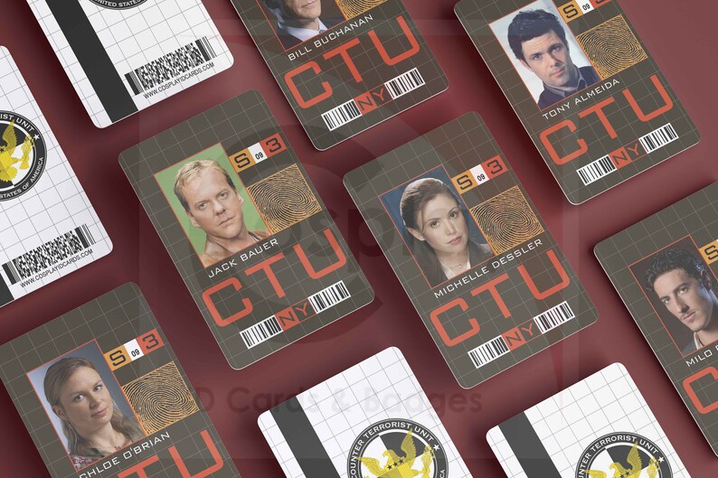 24 TV Show CTU ID Card Jack Bauer Kiefer Sutherland Tony Etsy 24-tv-show-ctu-id-card-jack-bauer-kiefer-sutherland-tony-etsy