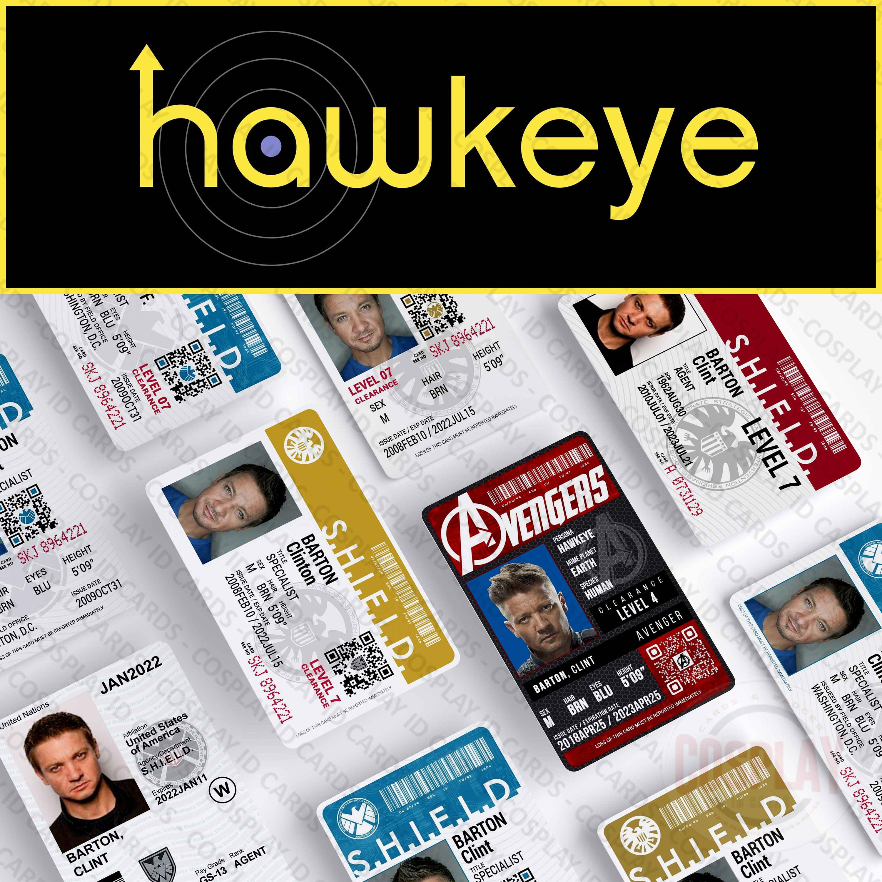Shield Agent Id Card Maker