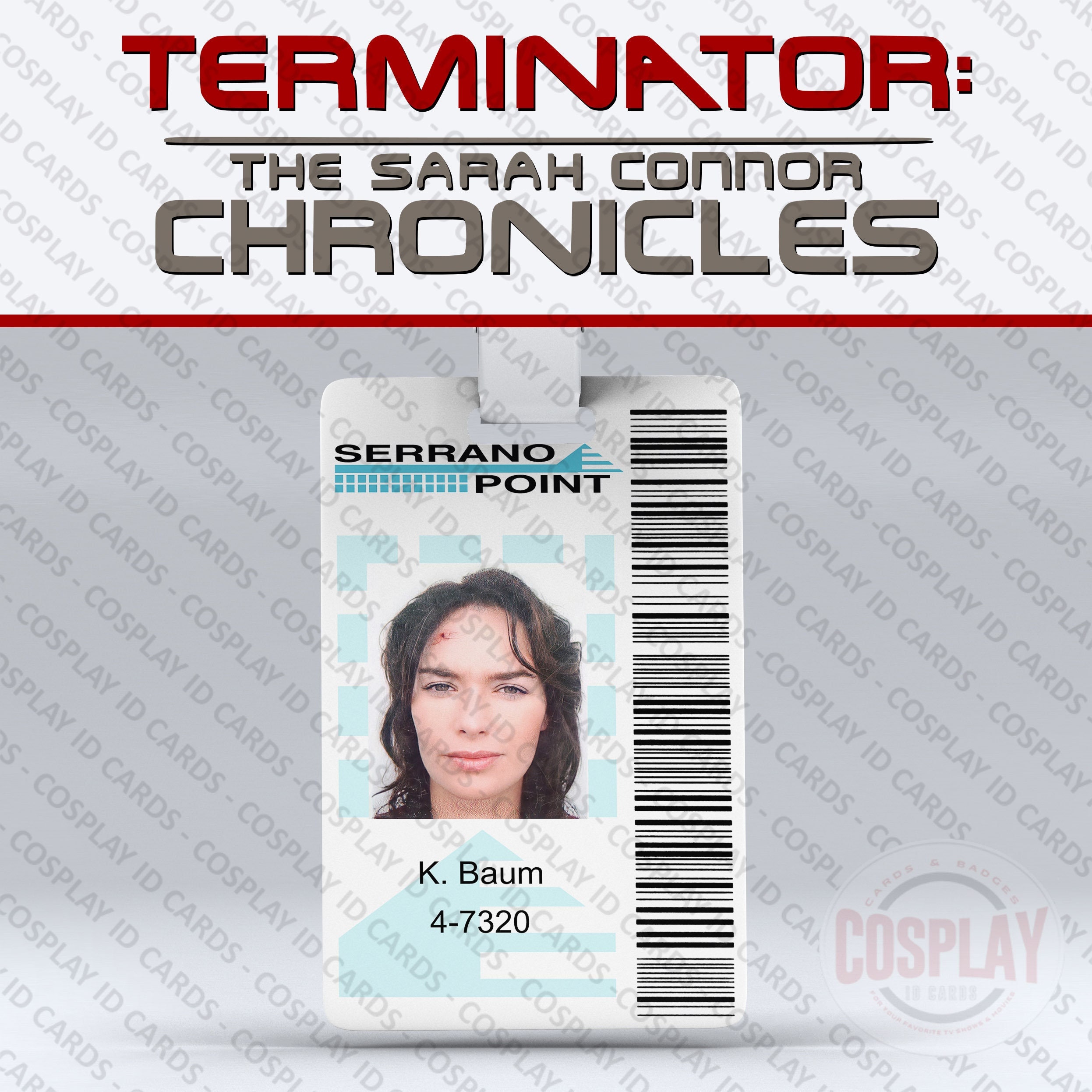 Terminator: the Sarah Connor Chronicles ID Badges, Cosplay ID