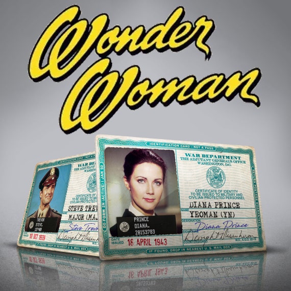 Wonder Woman Id Card