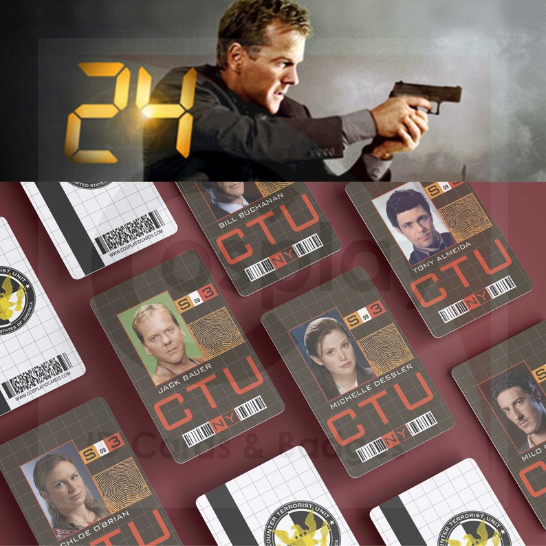 24 TV Show CTU ID Card Jack Bauer Kiefer Sutherland Tony Etsy 24-tv-show-ctu-id-card-jack-bauer-kiefer-sutherland-tony-etsy