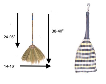 Brooms Flower Soft Grass Broom Witch Broom Bamboo Stick Etsy