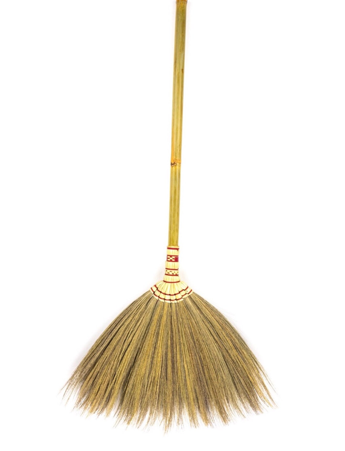 Natural Grass Broom Asian Broom Thai Vintage Bamboo Broom Etsy