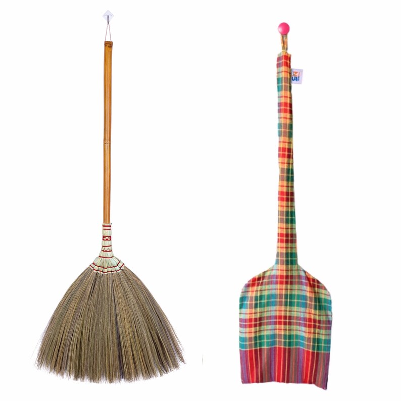 3940 inch tall of Asian Flower Broom Thai Natural Grass Broom Etsy