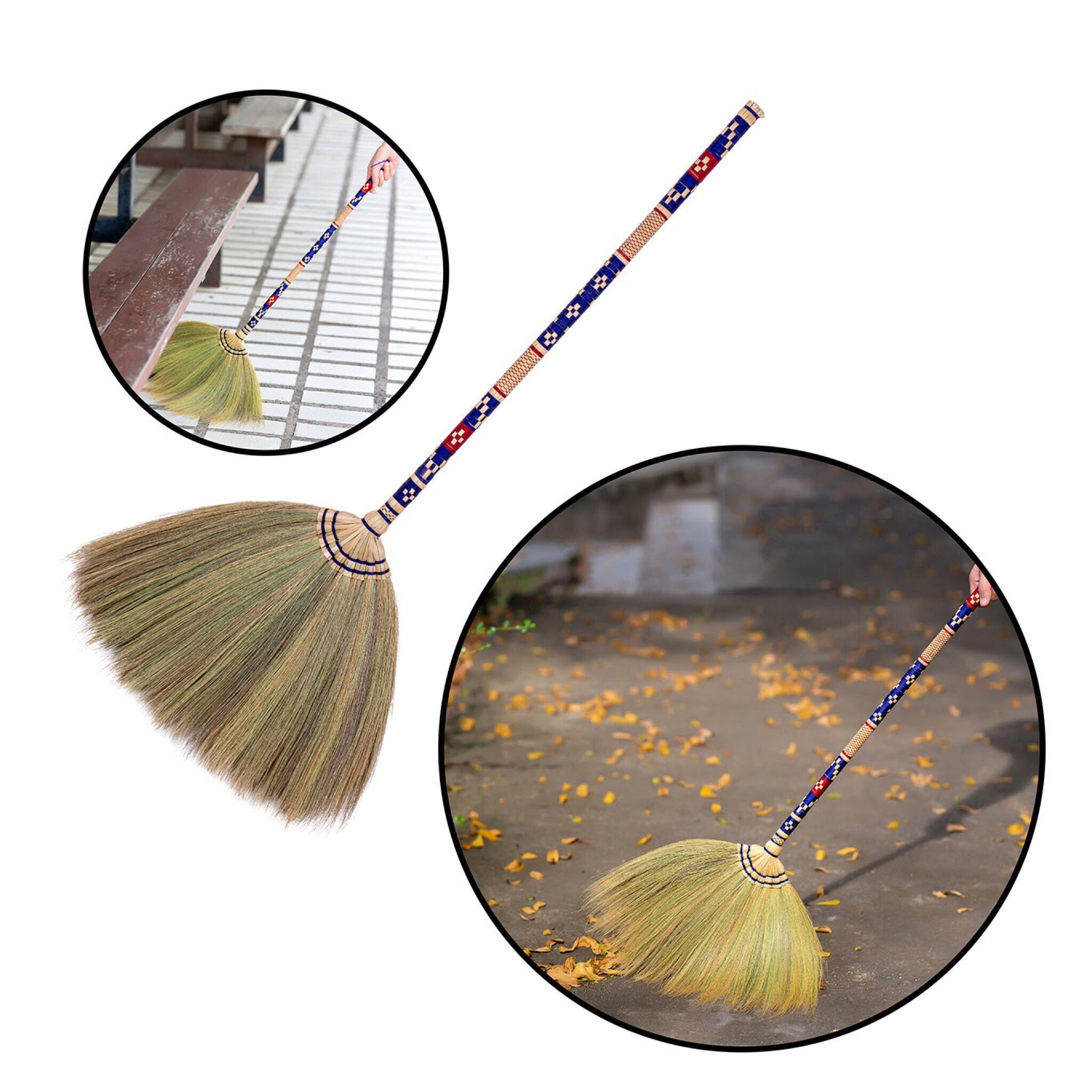 40 in Tall of Asian Thai Grass Broom Undecorated Jumping Etsy