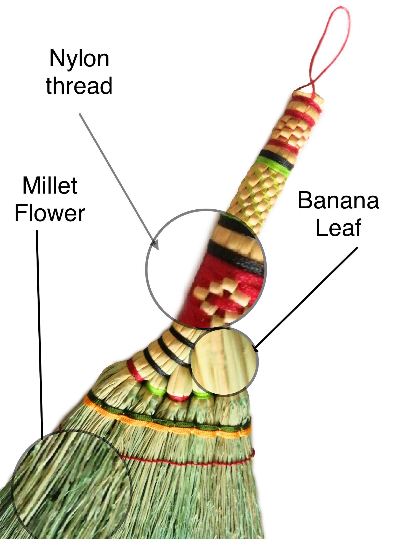 16 inch tall of Asian Whisk Broom Turkey Wing Broom Wisk Broom Etsy