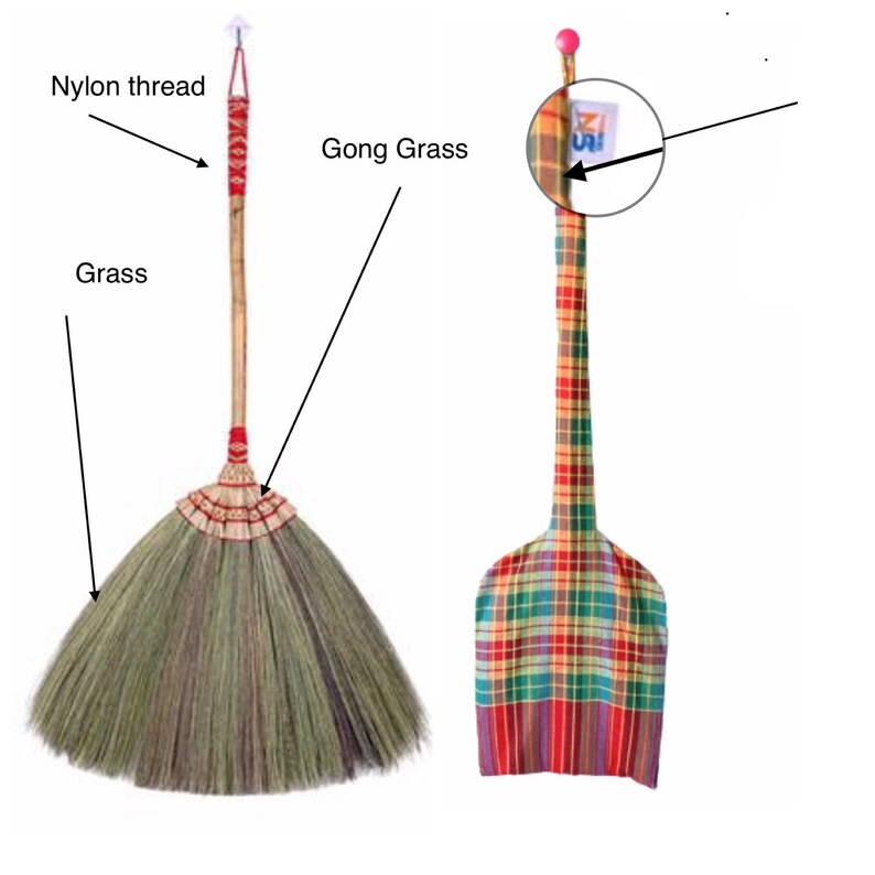 L4A1 40 in Tall Brooms Flower Soft Grass Broom Witch Broom Etsy