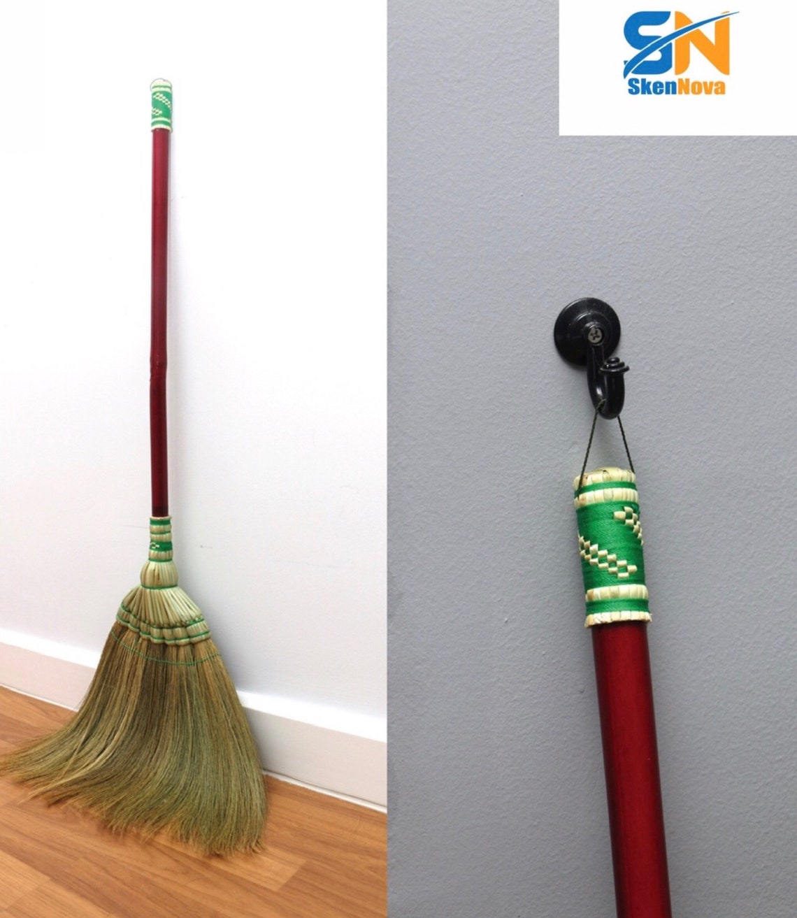 Natural Grass Broom Asian Broom Thai Broom Vintage Retro Etsy