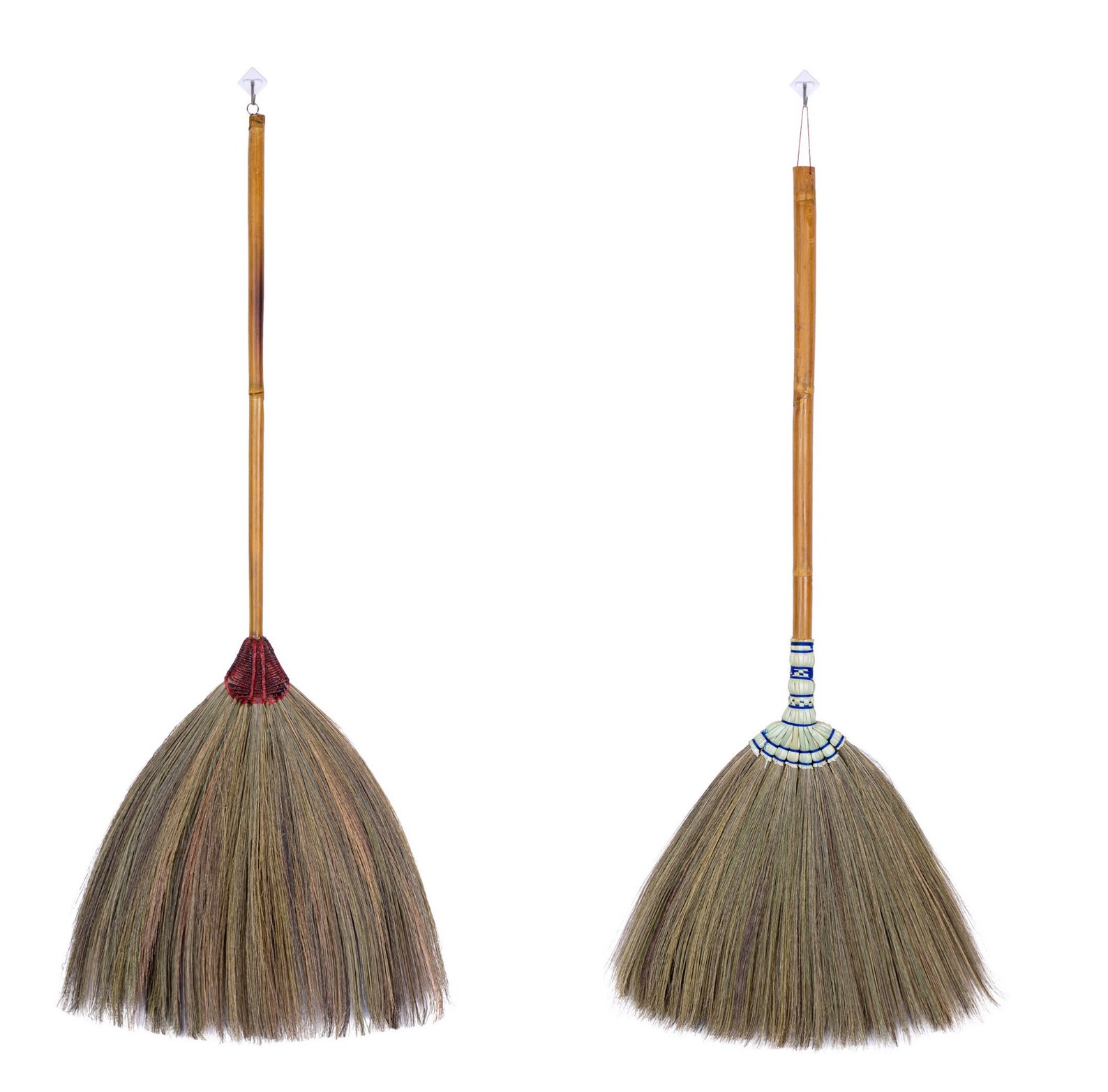 Thai Vintage Retro Grass Broom Stick Asian Straw For Wedding