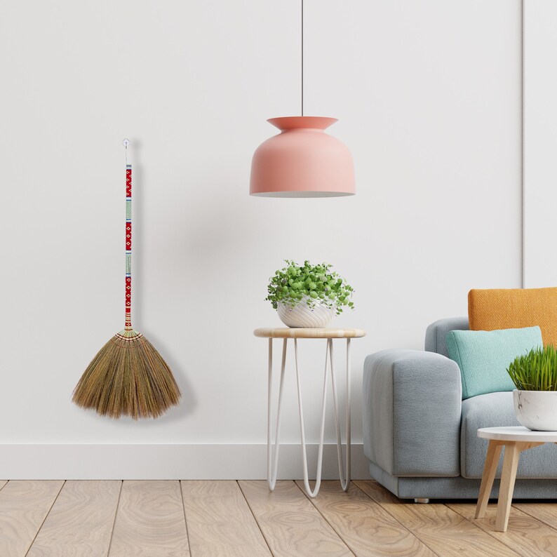 Thai Traditional Grass Broom Witch Broom Handmade Sweeper Etsy