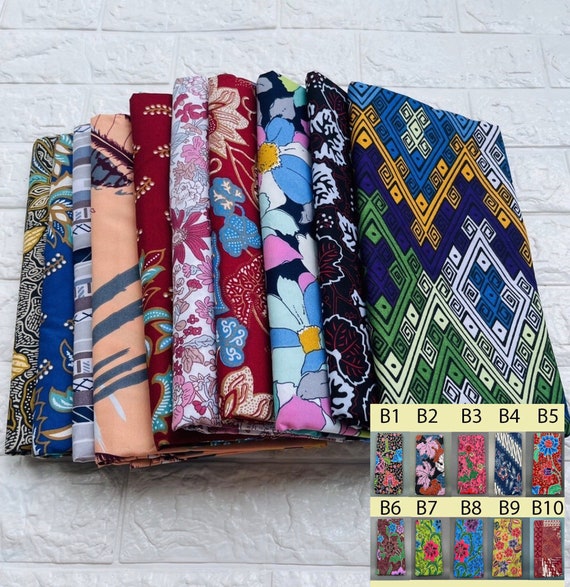 115 Cm X 200 Cm of DIY Sarong Loincloth Batik Thai Textile - Etsy