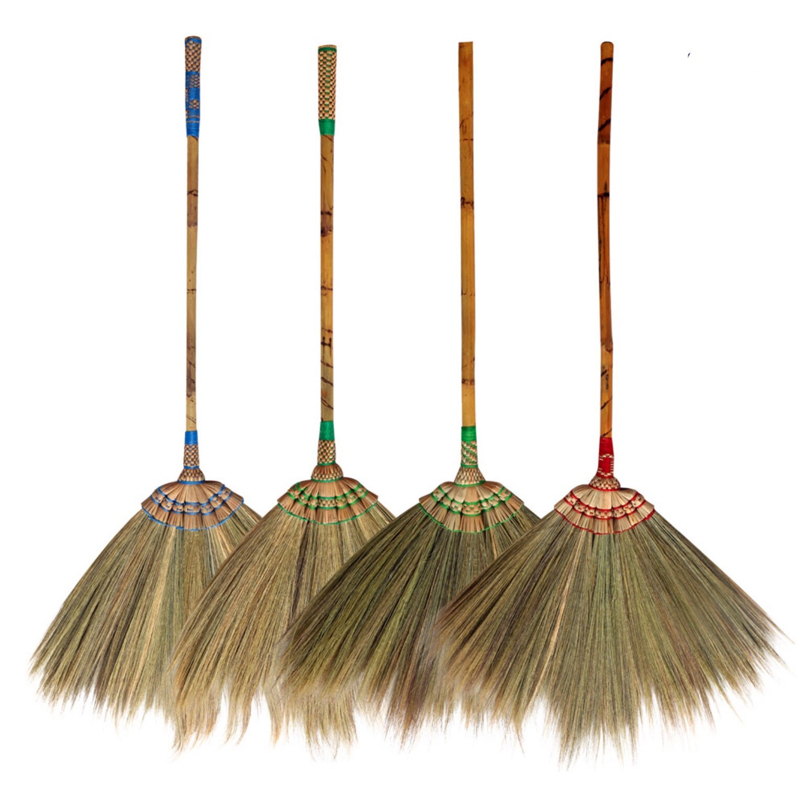 40inch Tall Brooms Flower Soft Grass Broom Witch Broom Bamboo Etsy