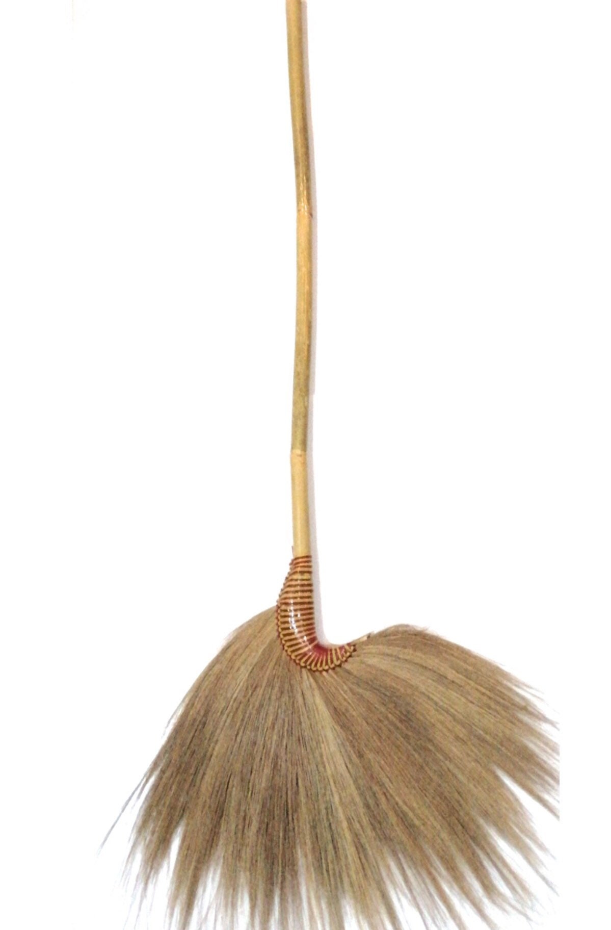 41 inch tall of Asian Natural Straw Broom Thai Natural Grass Etsy