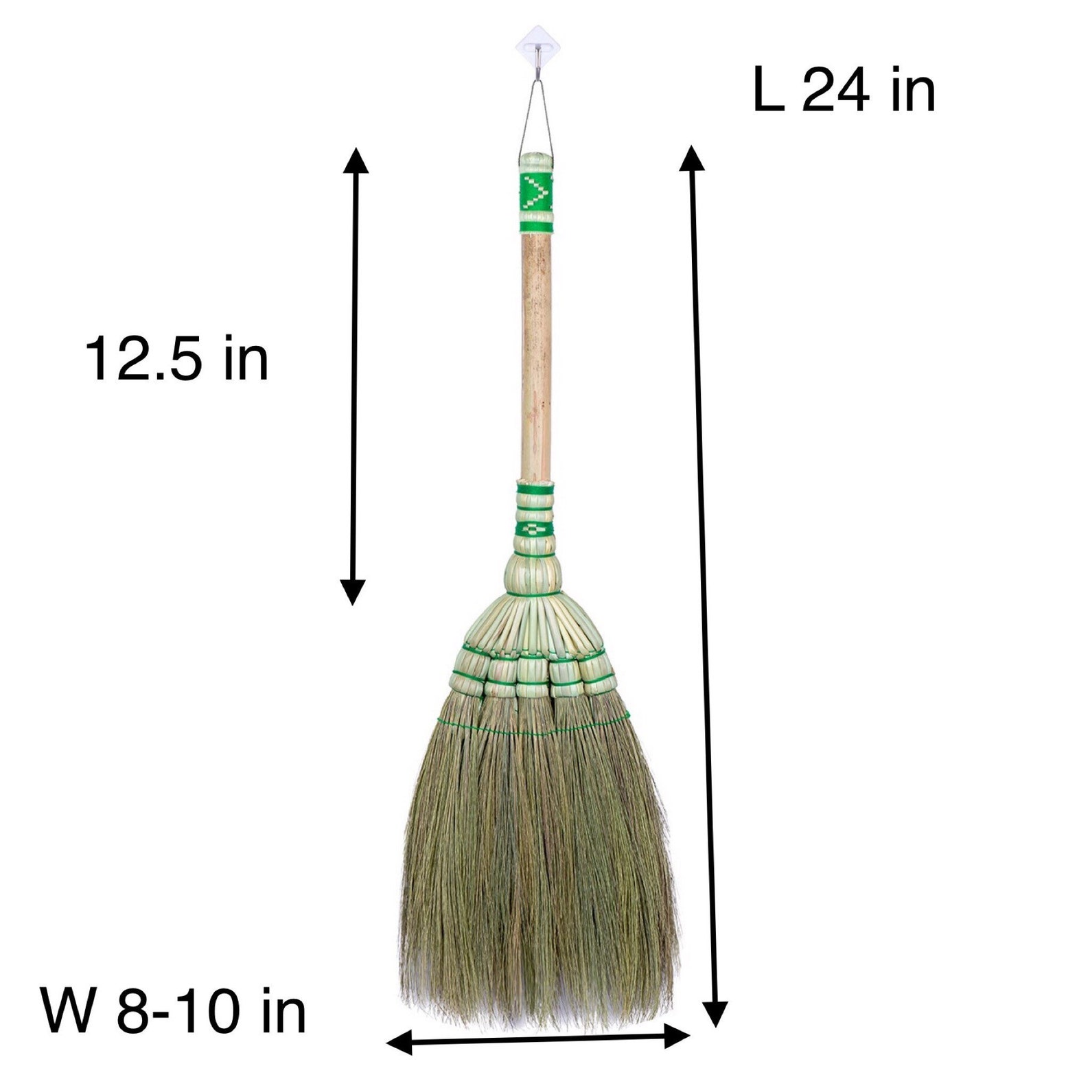24 Inch Tall Natural Grass Broom Asian Broom Straw Broom Etsy