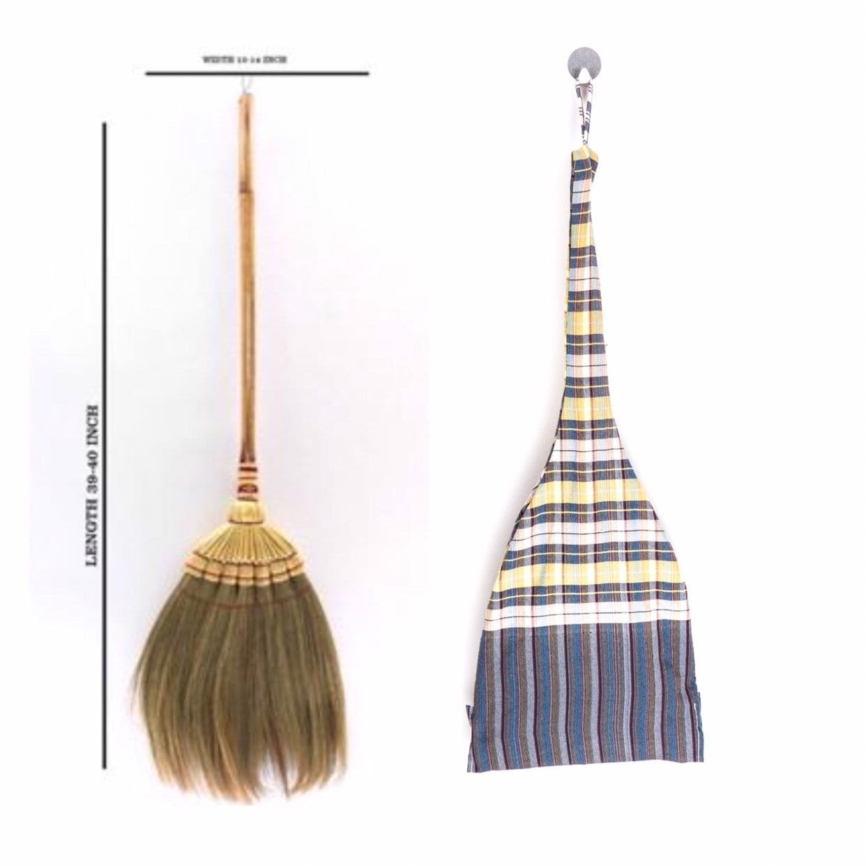 40 Inch Tall Flower Soft Broom Witch Broom Bamboo Stick Etsy