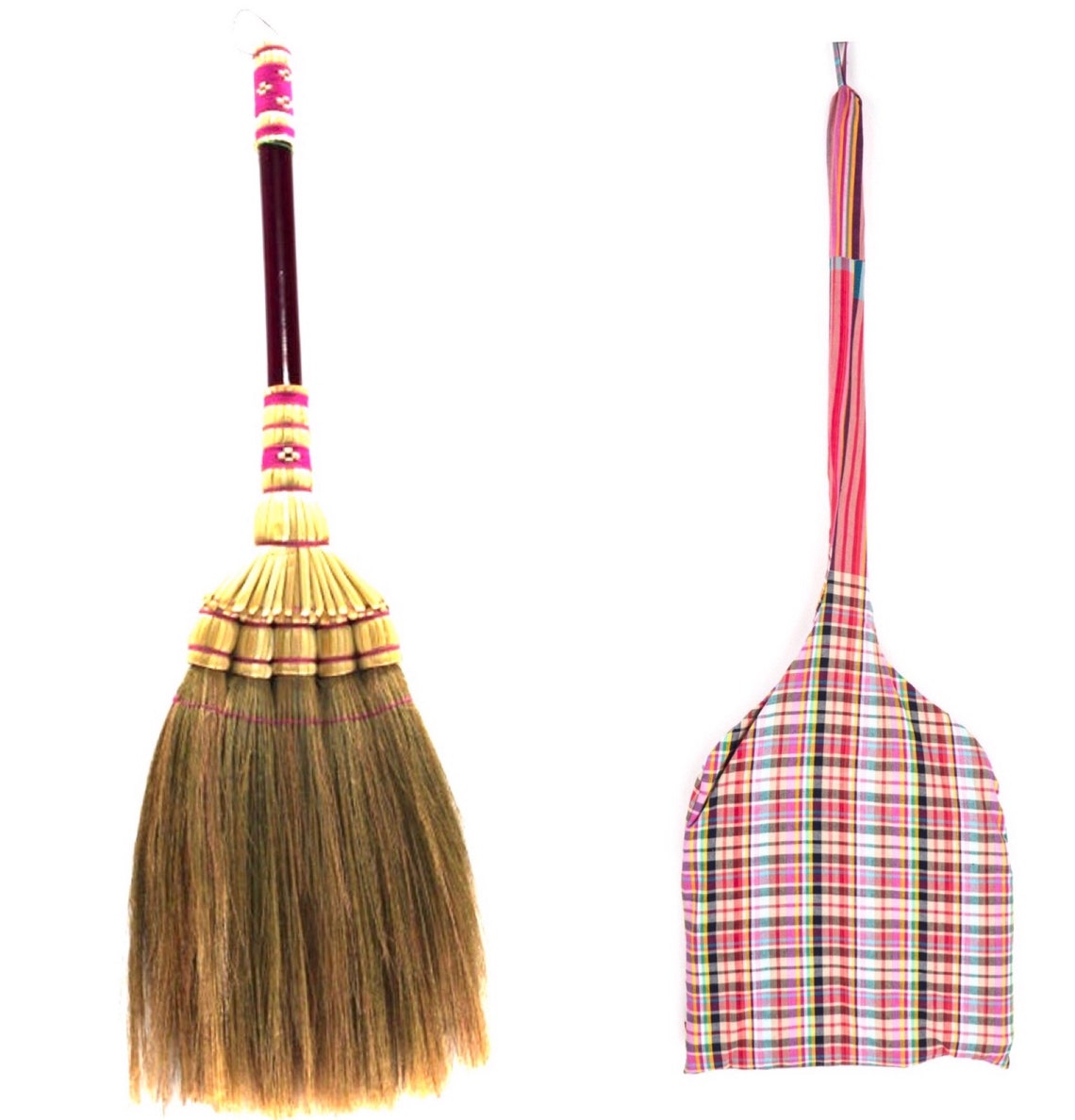 Handmade Grass Broom Handcrafted Broom with embroidered Etsy