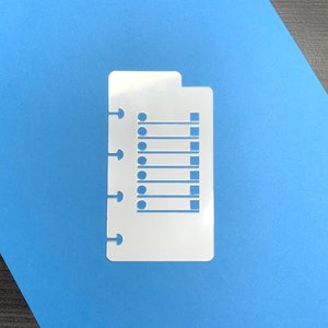 Happy Planner Classic Vertical Layout Checklist Bookmark