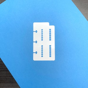 Happy Planner Mini Dashboard Layout Checklist Bookmark