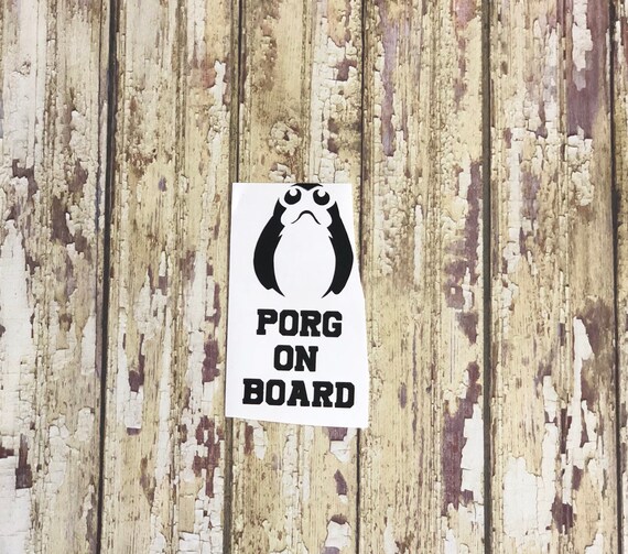 porg on board