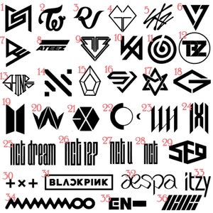 Kpop Logo Stickers