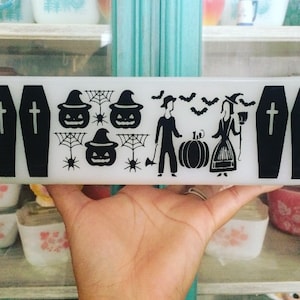 Halloween Pyrex Inspired Vinyl Decal