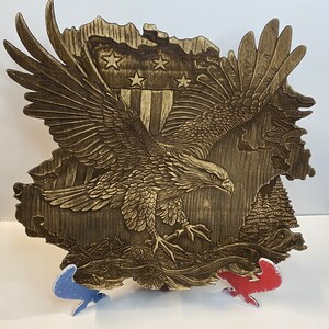Eagle and Flag