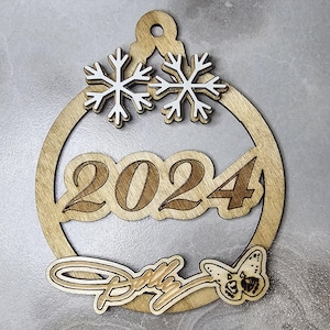 Christmas Ornament Dolly with Select Year