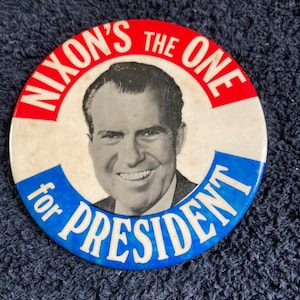 Richard Nixon election pin